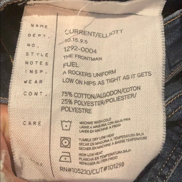 Current/Elliott “The Frontman” Flare Jeans Sz. 27 - Picture 6 of 6